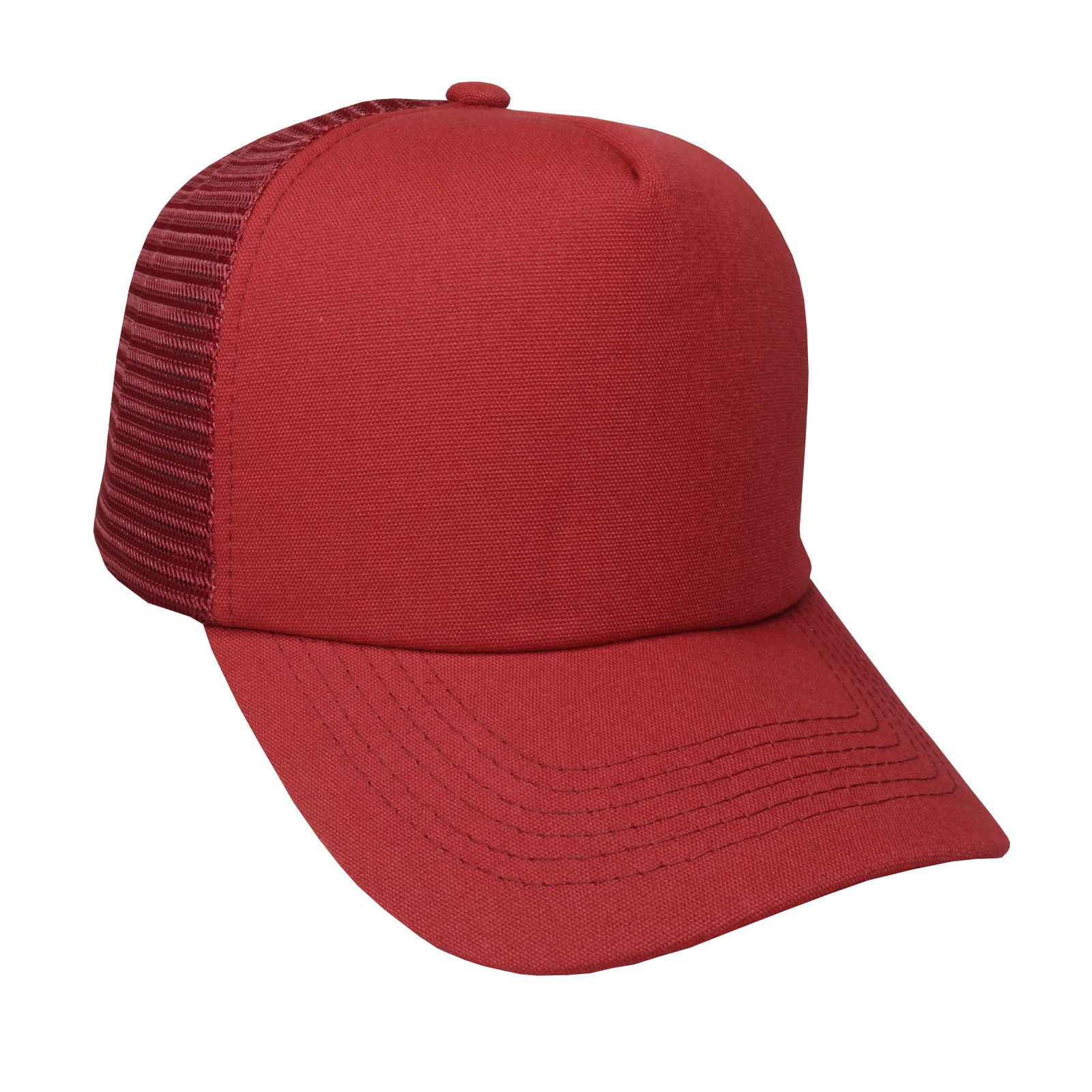 Gorra trucker microcanvas de adulto visera curva 