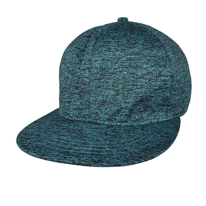 Gorra para adulto melange con visera plana