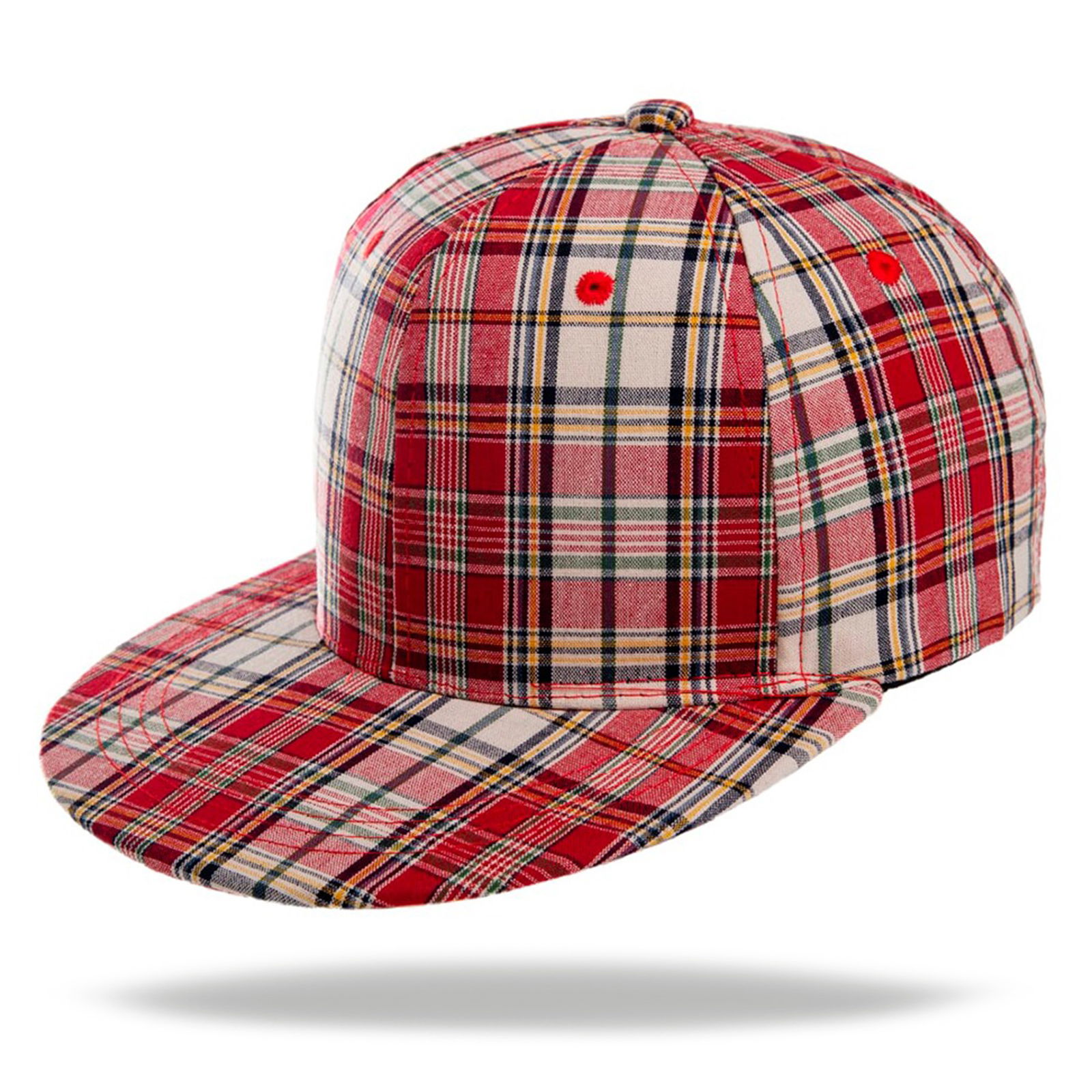 Gorra visera plana, cuadrille