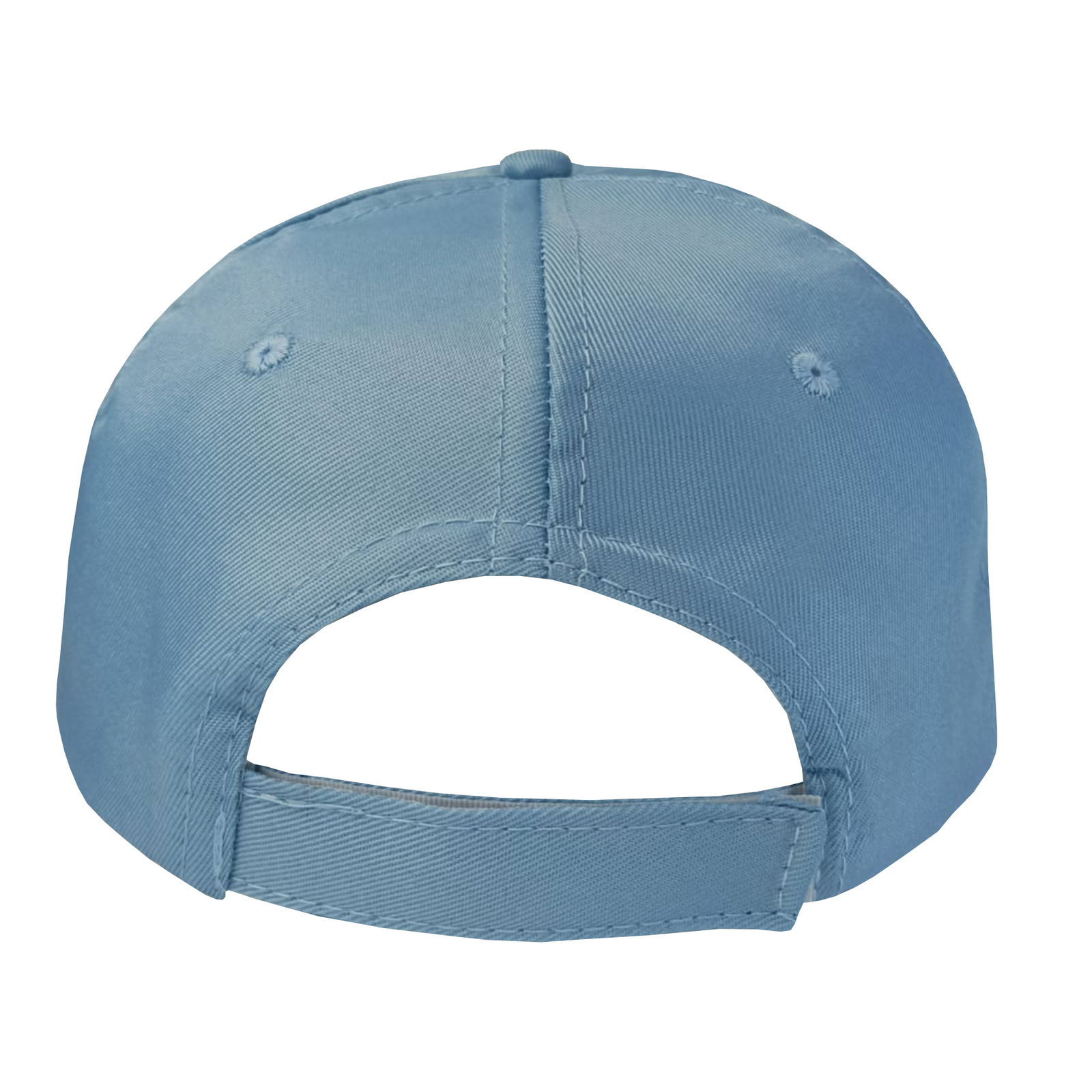 Gorra 5 gajos visera curva celeste