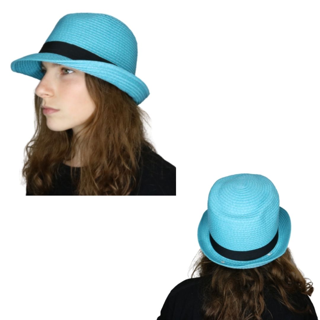 FEDORA UNISEX CON GUARDA NEGRA