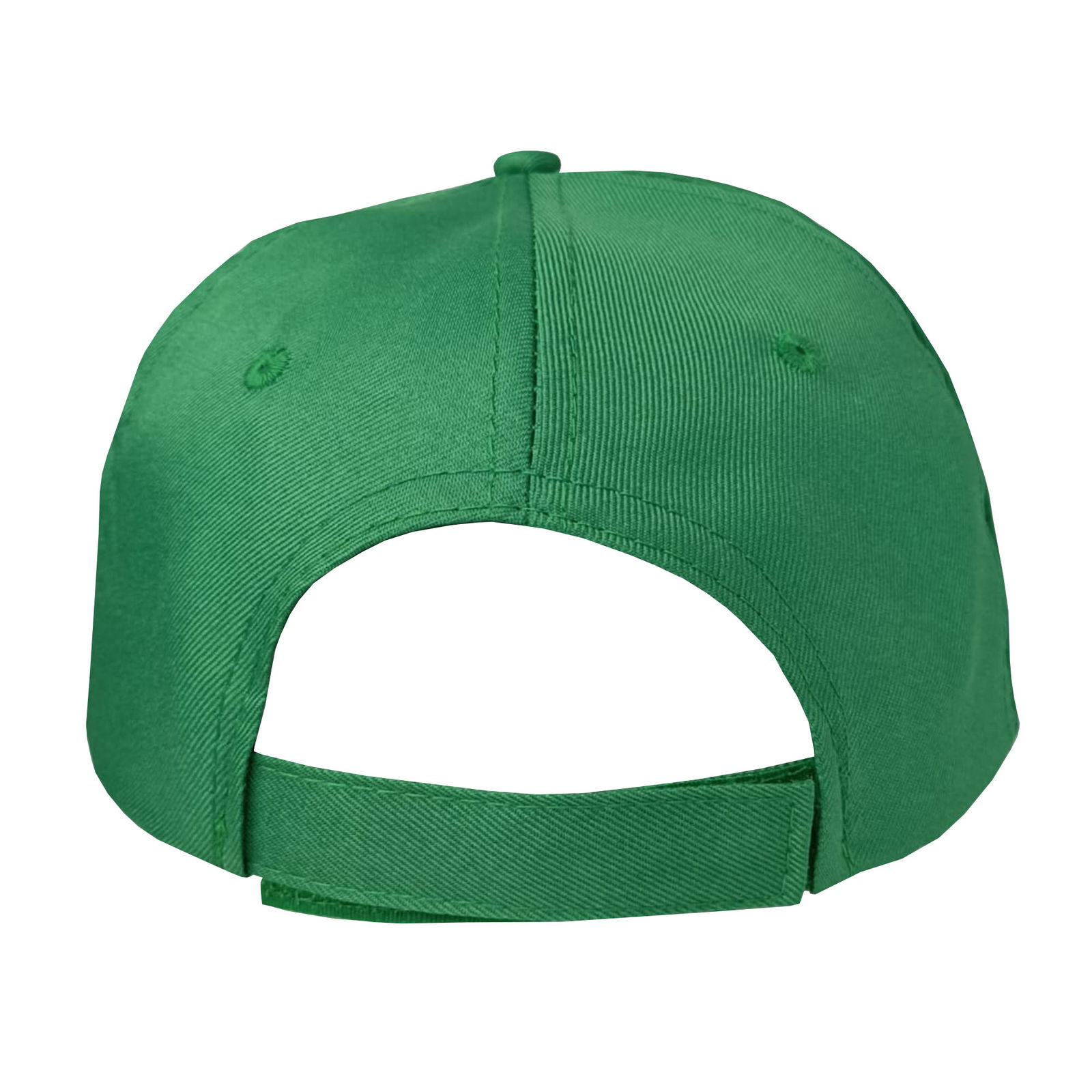 Gorra 5 gajos visera curva verde