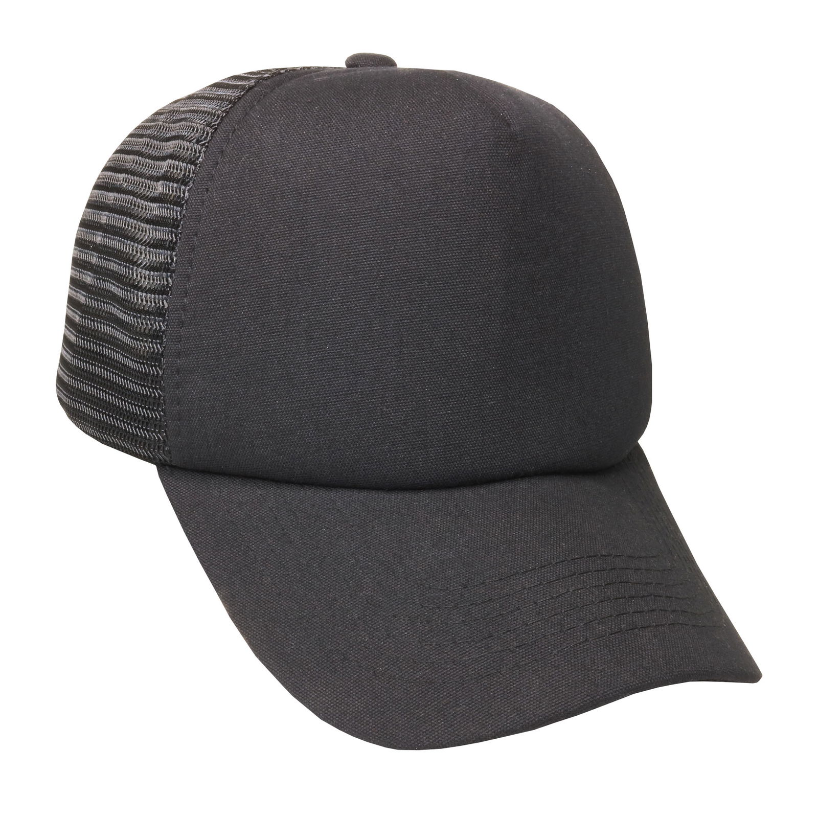 Gorra trucker microcanvas de adulto visera curva
