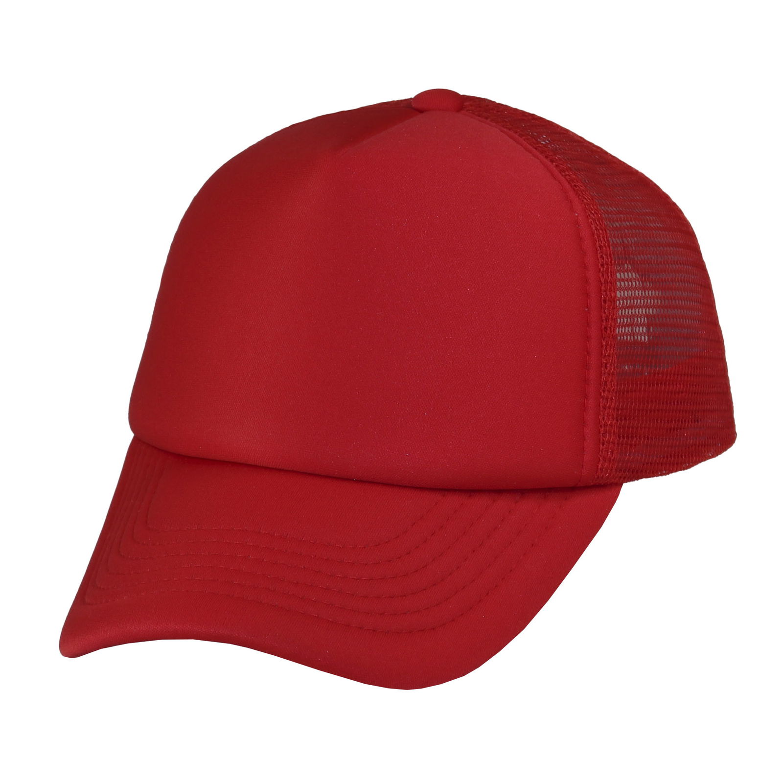 TRUCKER VISERA CURVA ADULTO ROJA