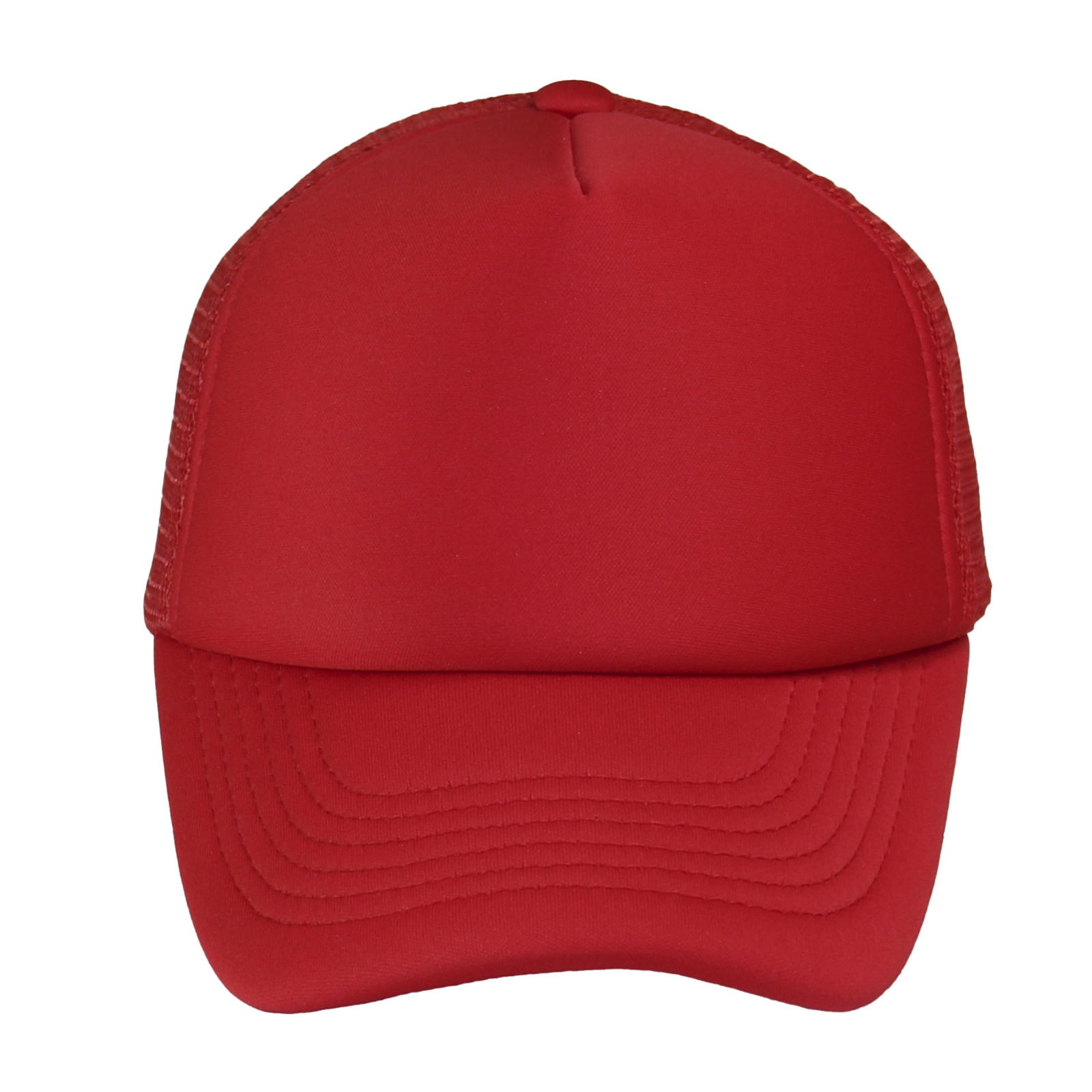 TRUCKER VISERA CURVA ADULTO ROJA