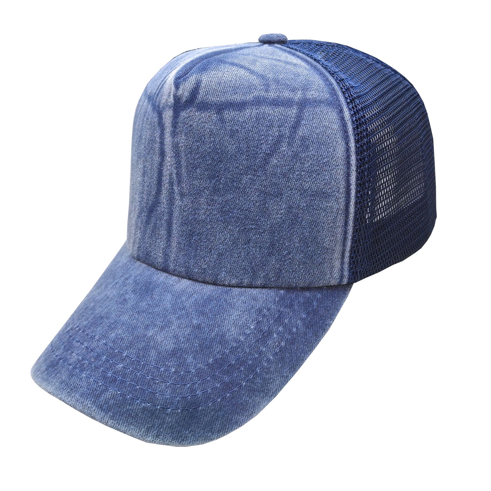 Gorra de adulto trucker pigmentada visera curva 