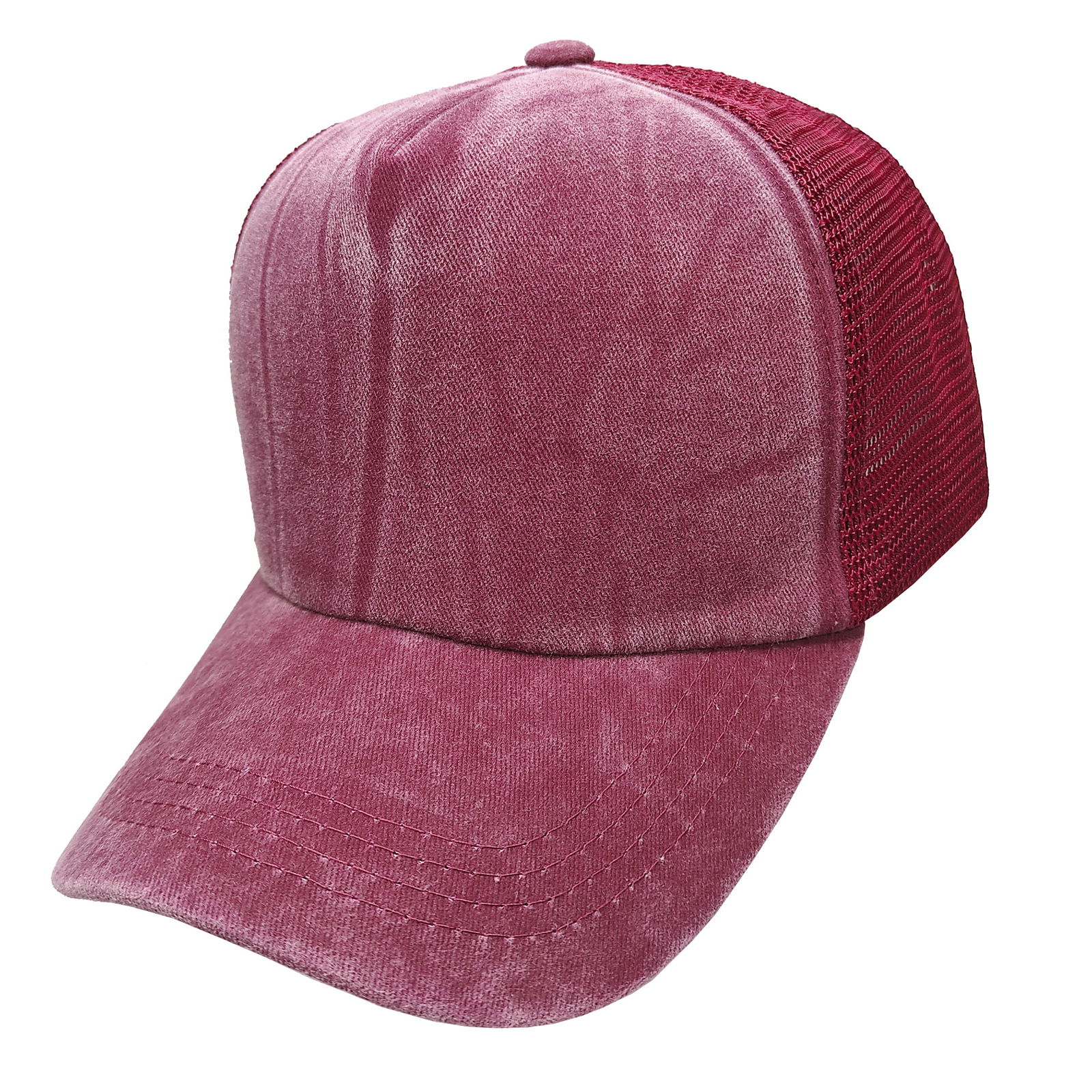 Gorra de adulto trucker pigmentada visera curva