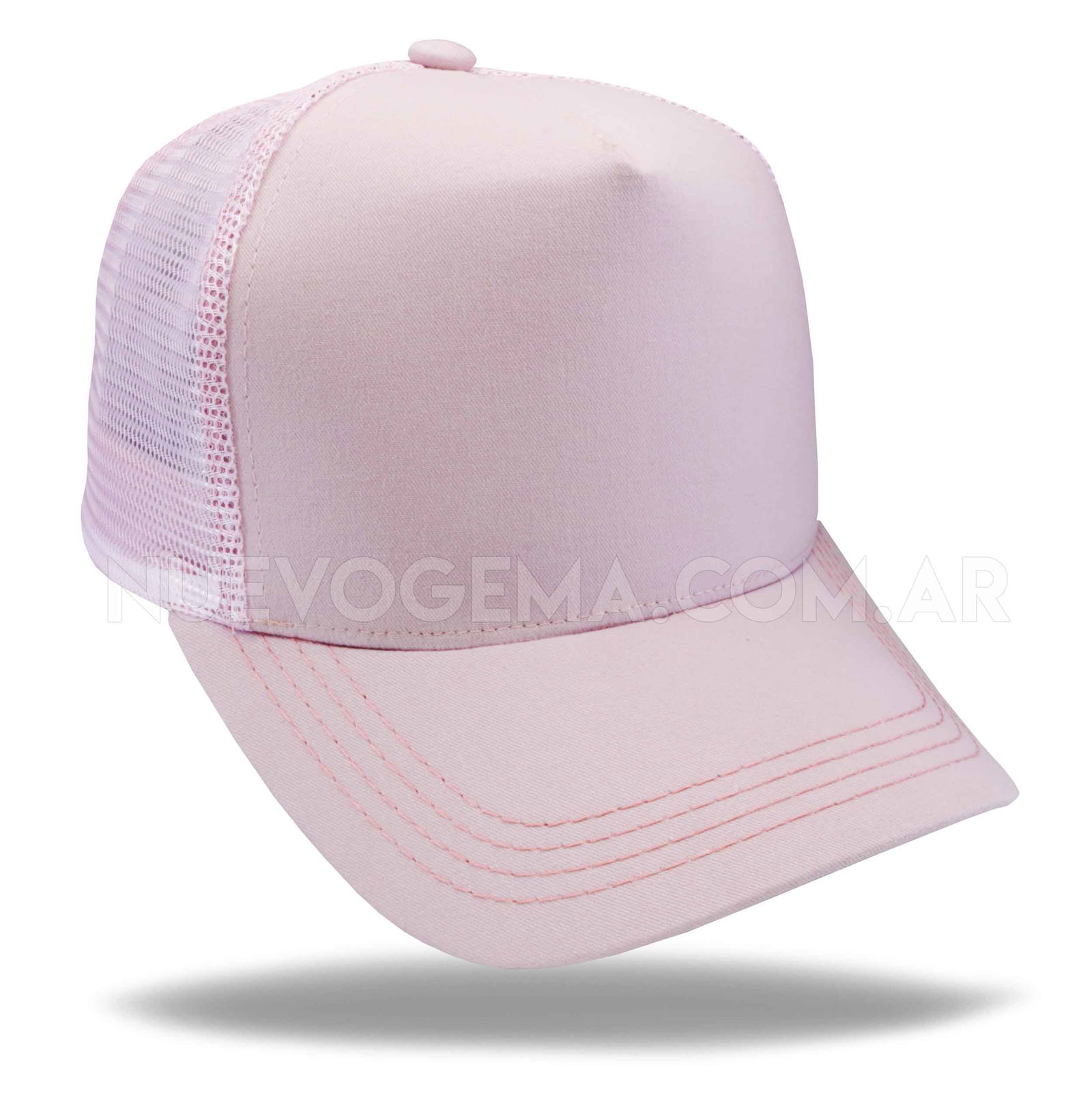 Gorra trucker premium 5 gajos visera curva 