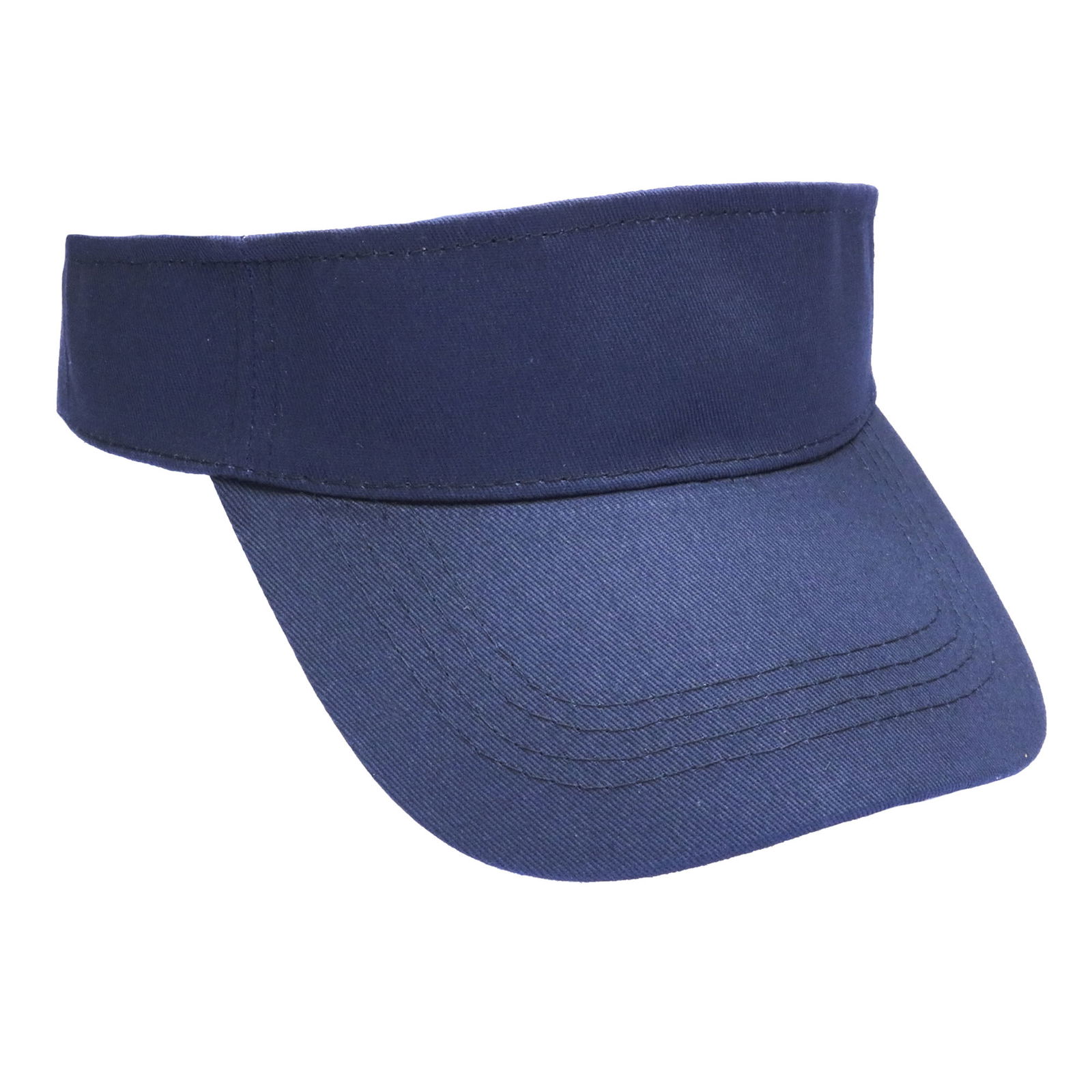 Visera deportiva azul marino