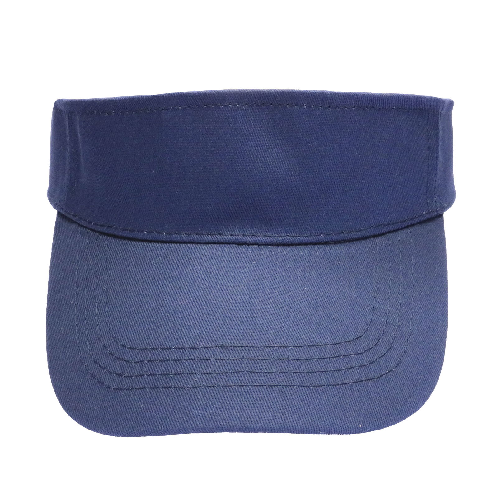 Visera deportiva azul marino