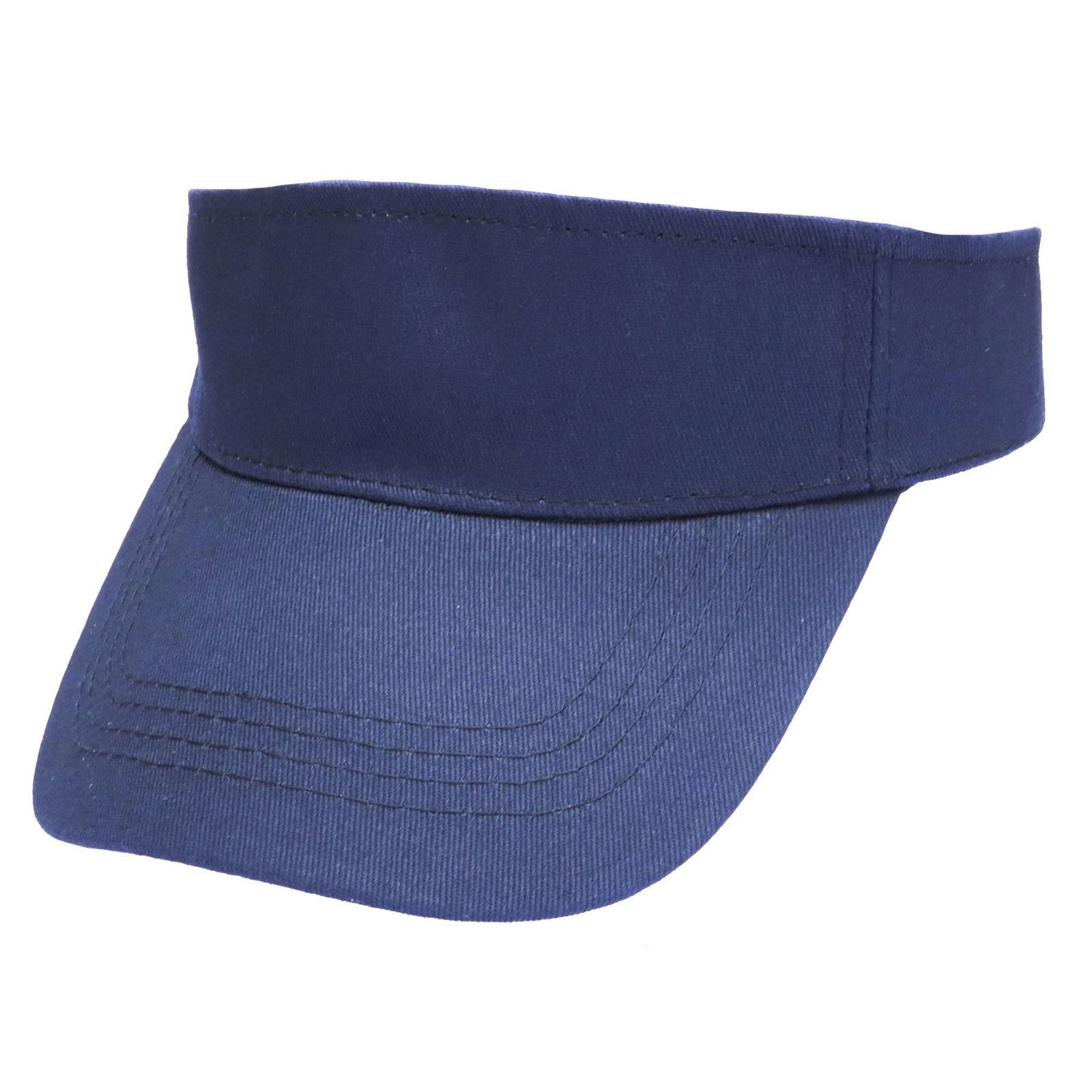 Visera deportiva azul marino