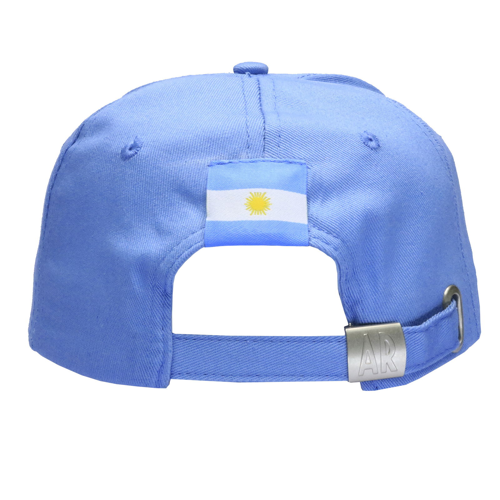 Gorra de adulto patch goma Argentina visera curva