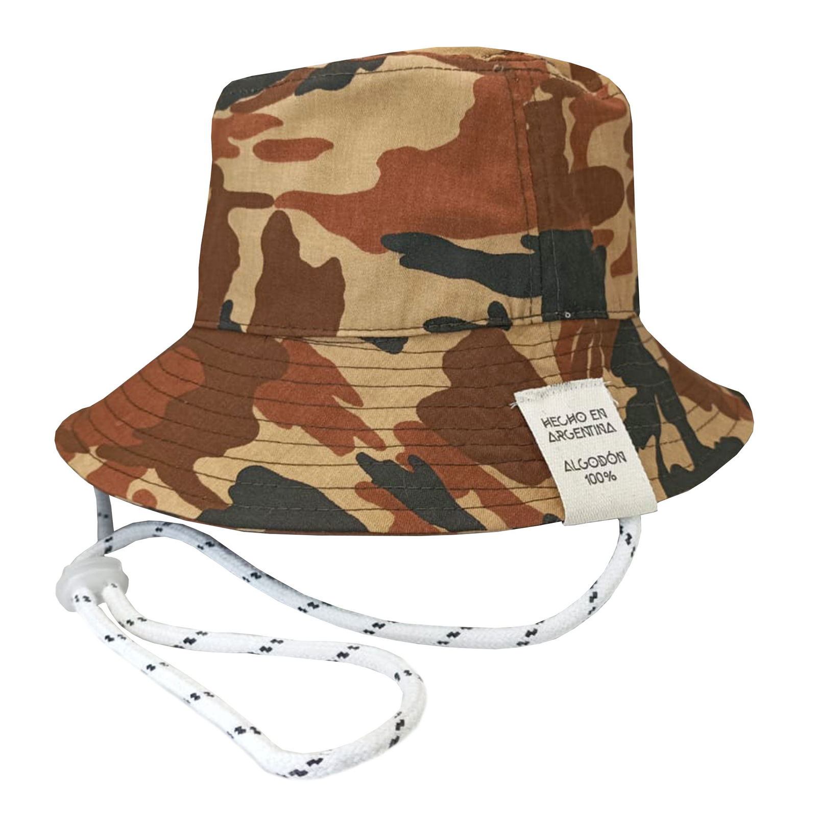 Boonie hats de gabardina estampada