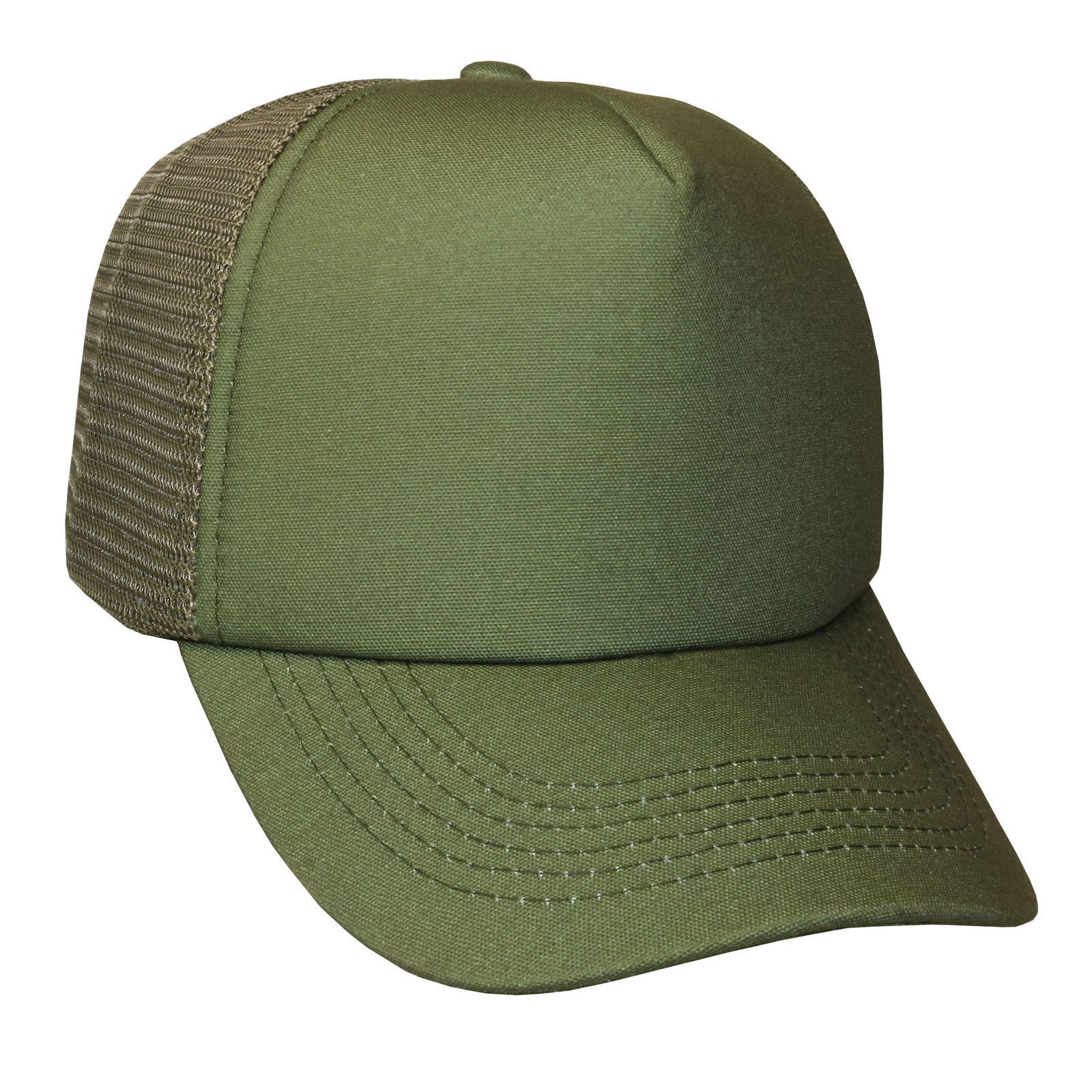 Gorra trucker microcanvas de adulto visera curva. 