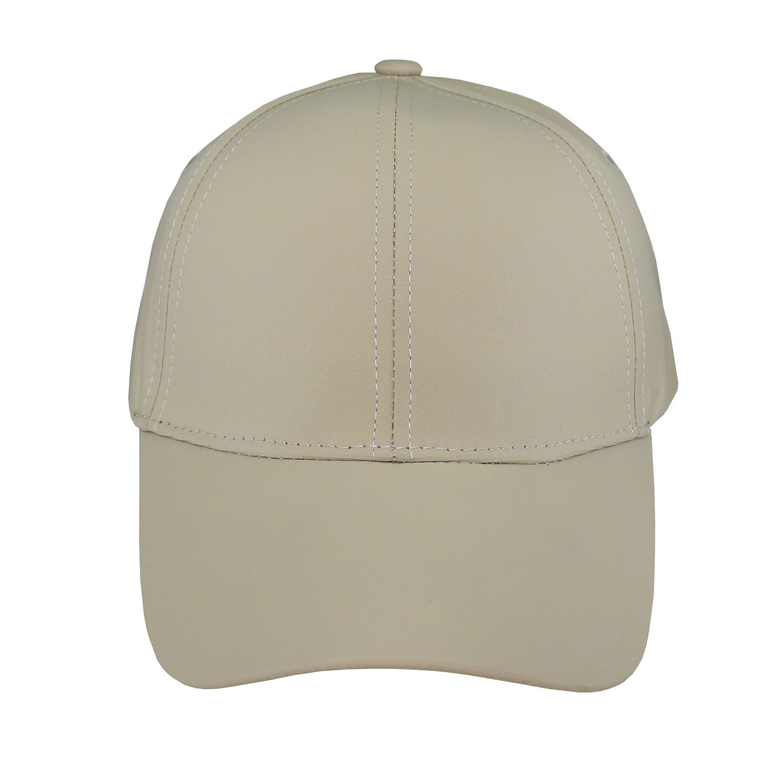 Gorra deportiva para adulto 6 gajos beige 