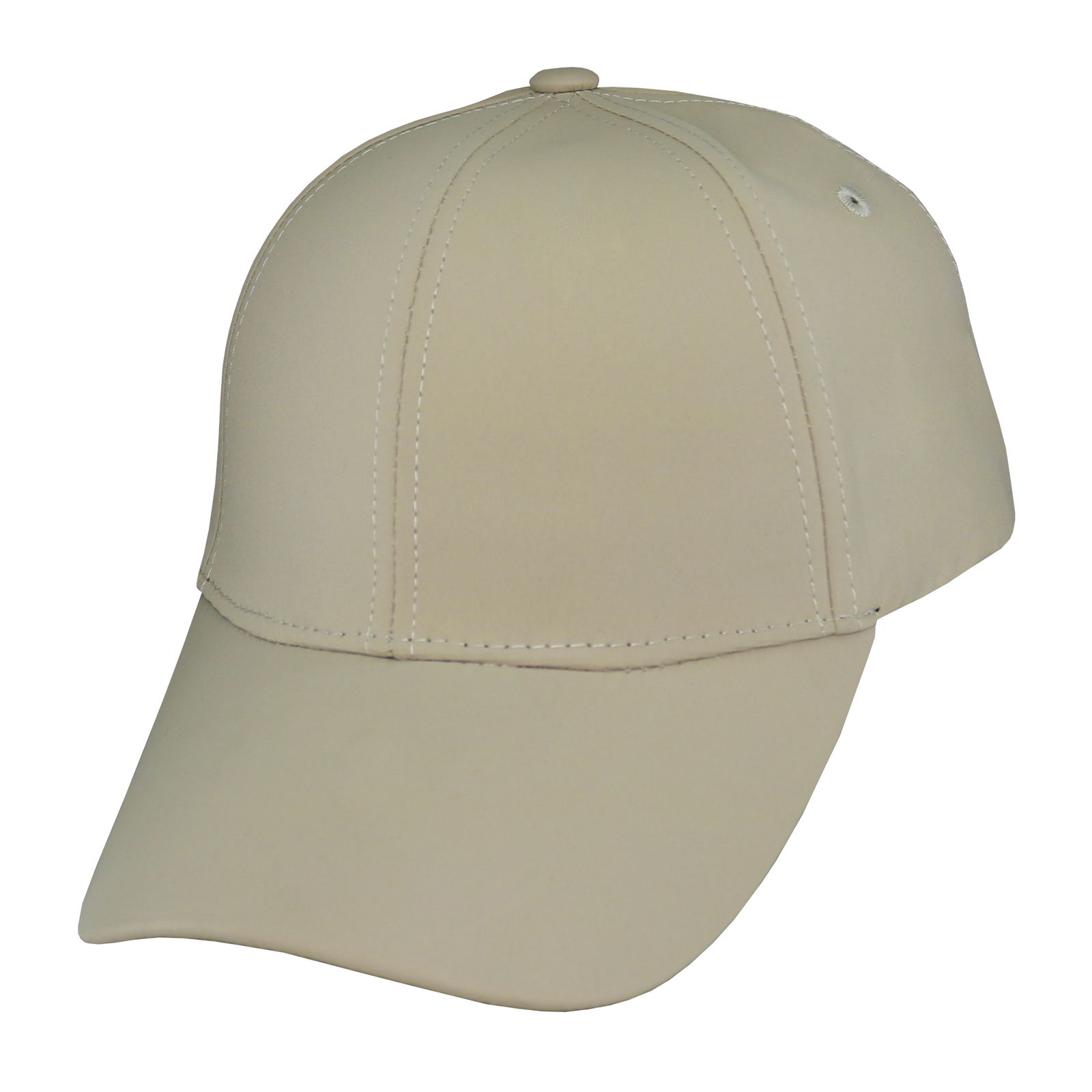 Gorra deportiva para adulto 6 gajos beige 