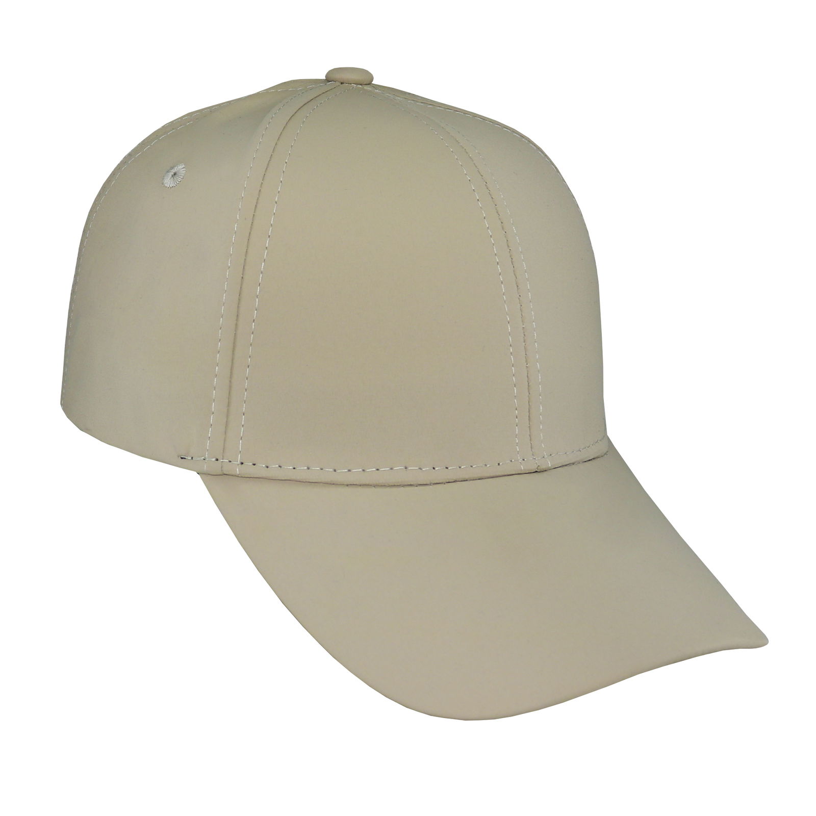 Gorra deportiva para adulto 6 gajos beige 