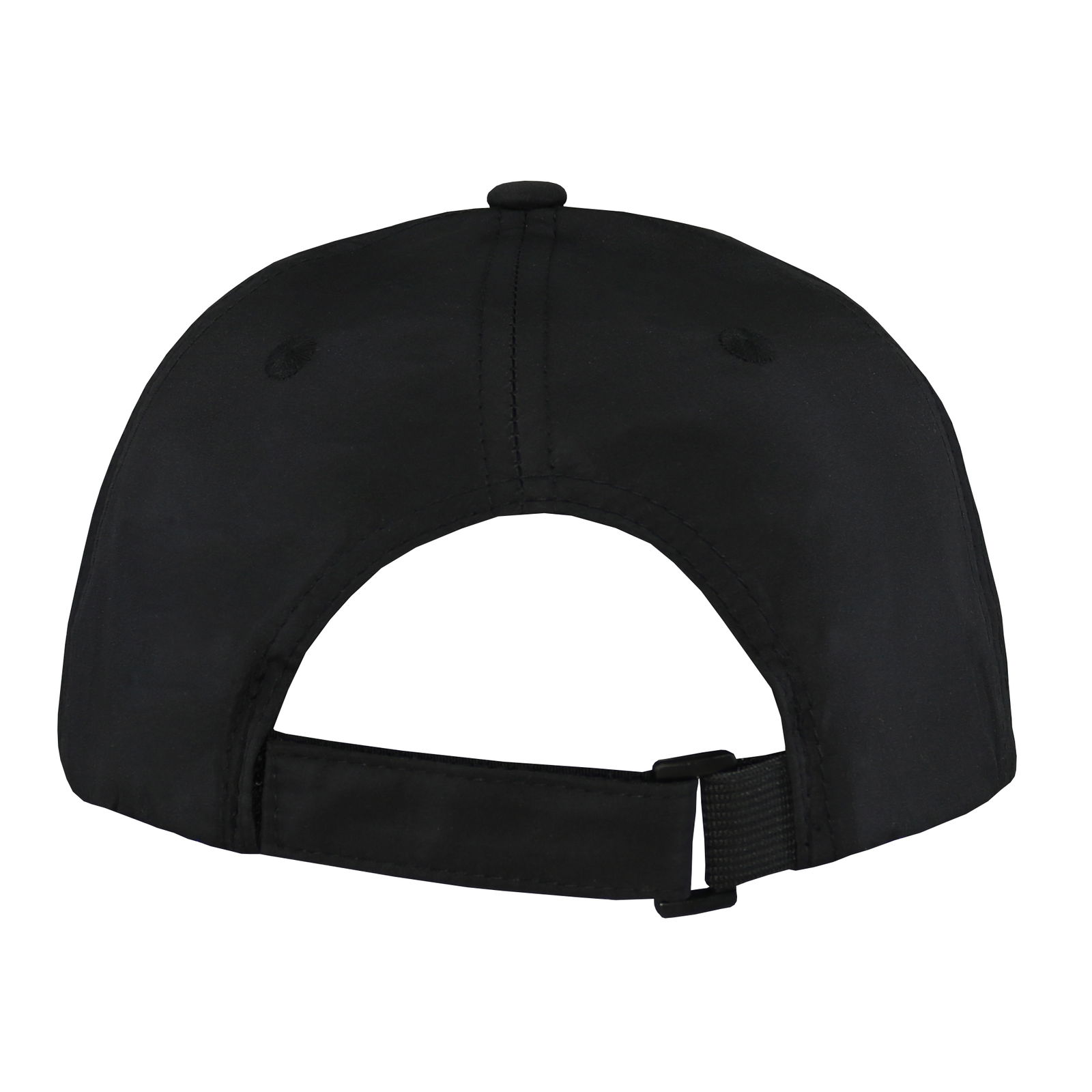 Gorra deportiva para adulto 6 gajos negra