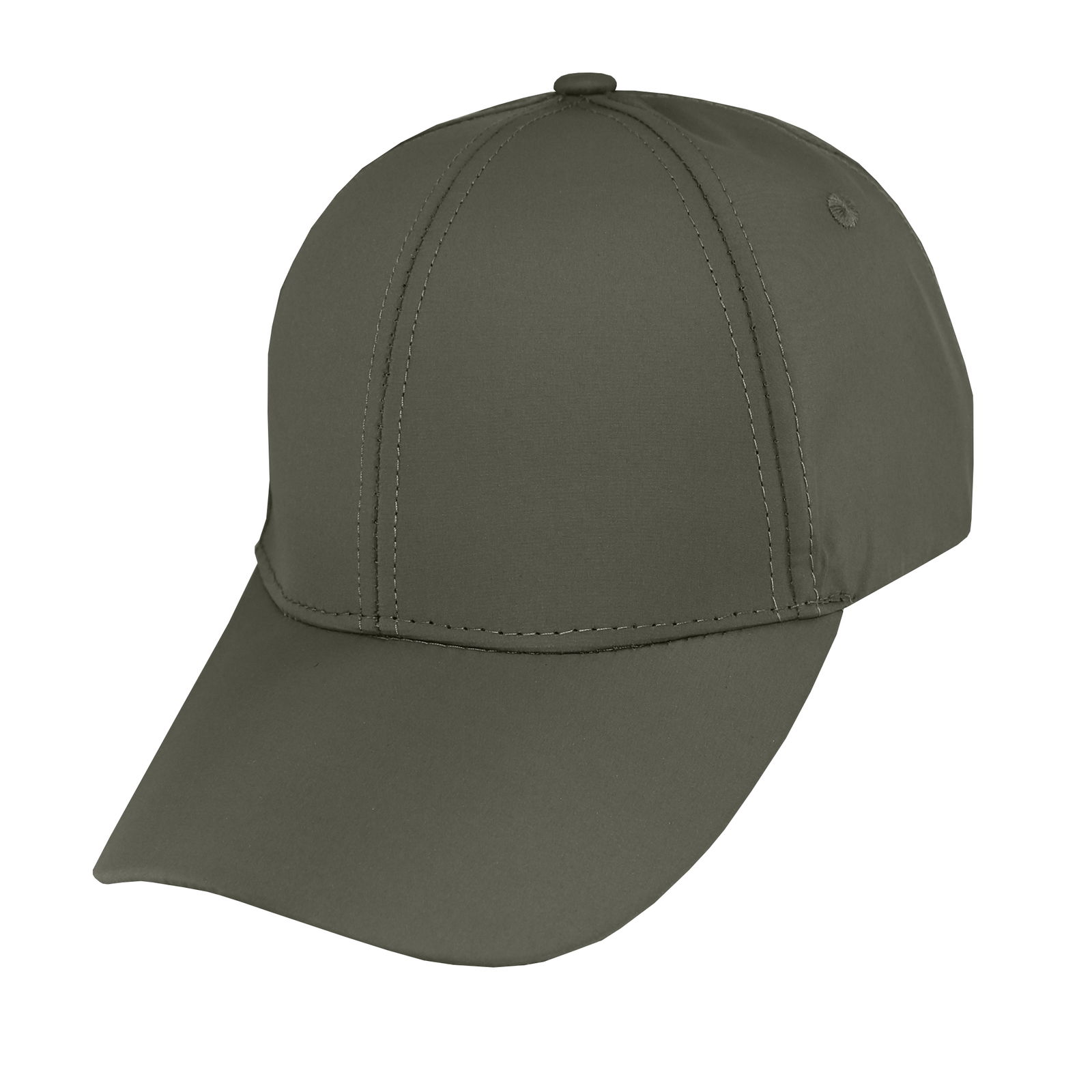 Gorra deportiva para adulto 6 gajos verde musgo - STOCK MENOR A 20 UNIDADES. 