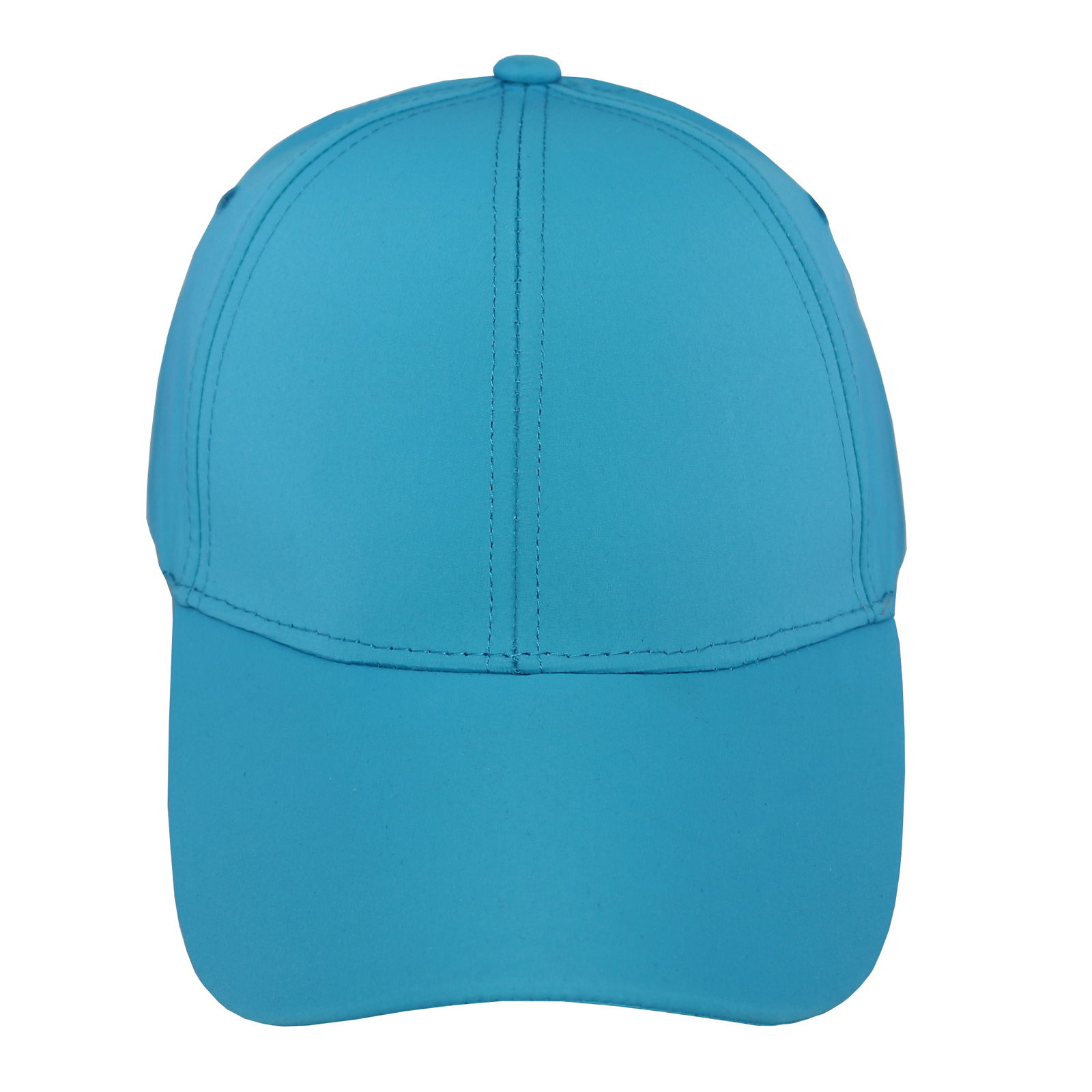 Gorra deportiva para adulto 6 gajos turquesa