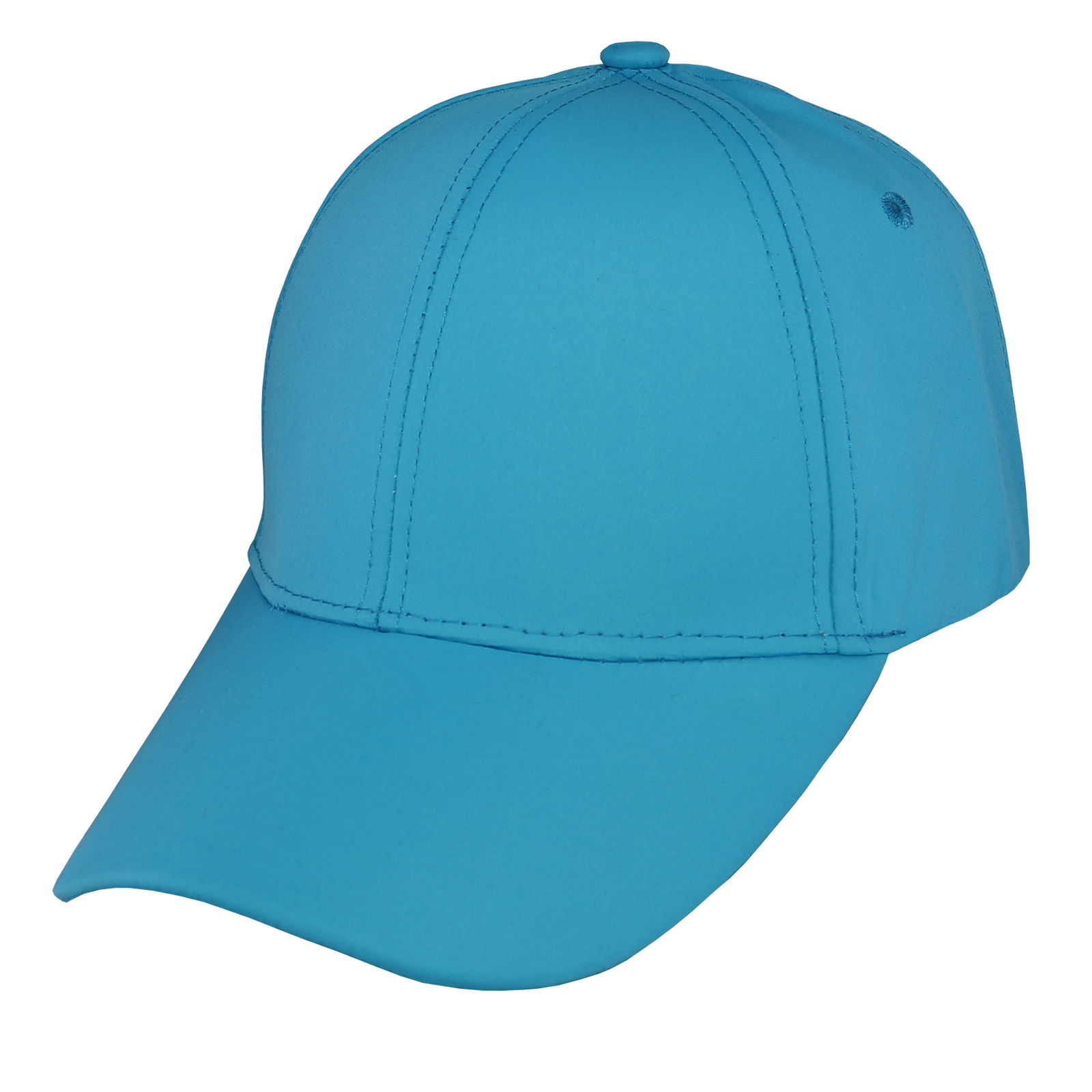 Gorra deportiva para adulto 6 gajos turquesa