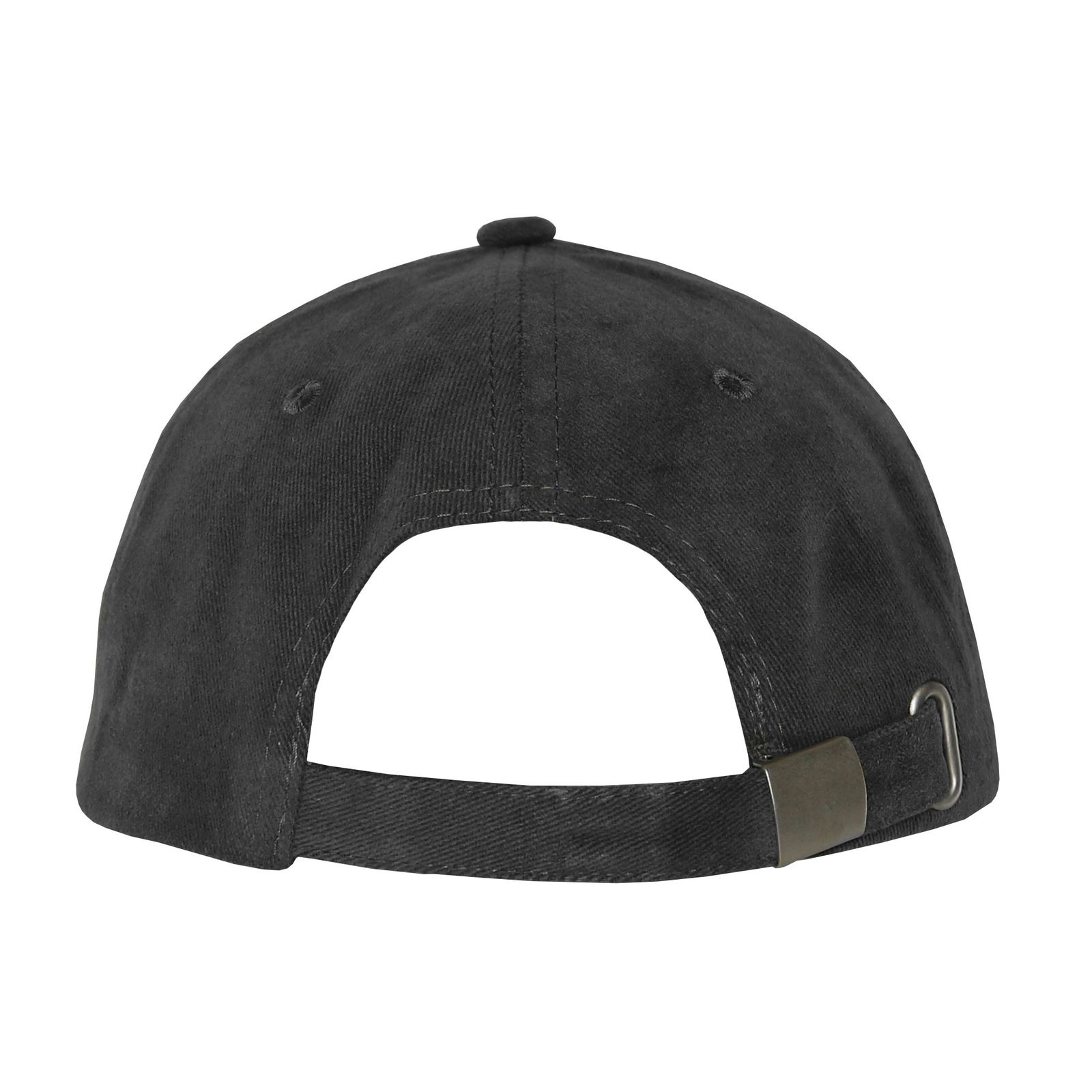 Gorra de adulto en algodón 6 gajos esmerilada gris