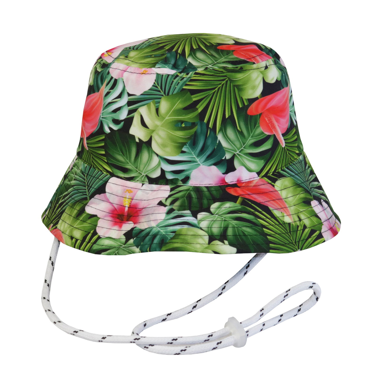 Boonie hats de gabardina estampada