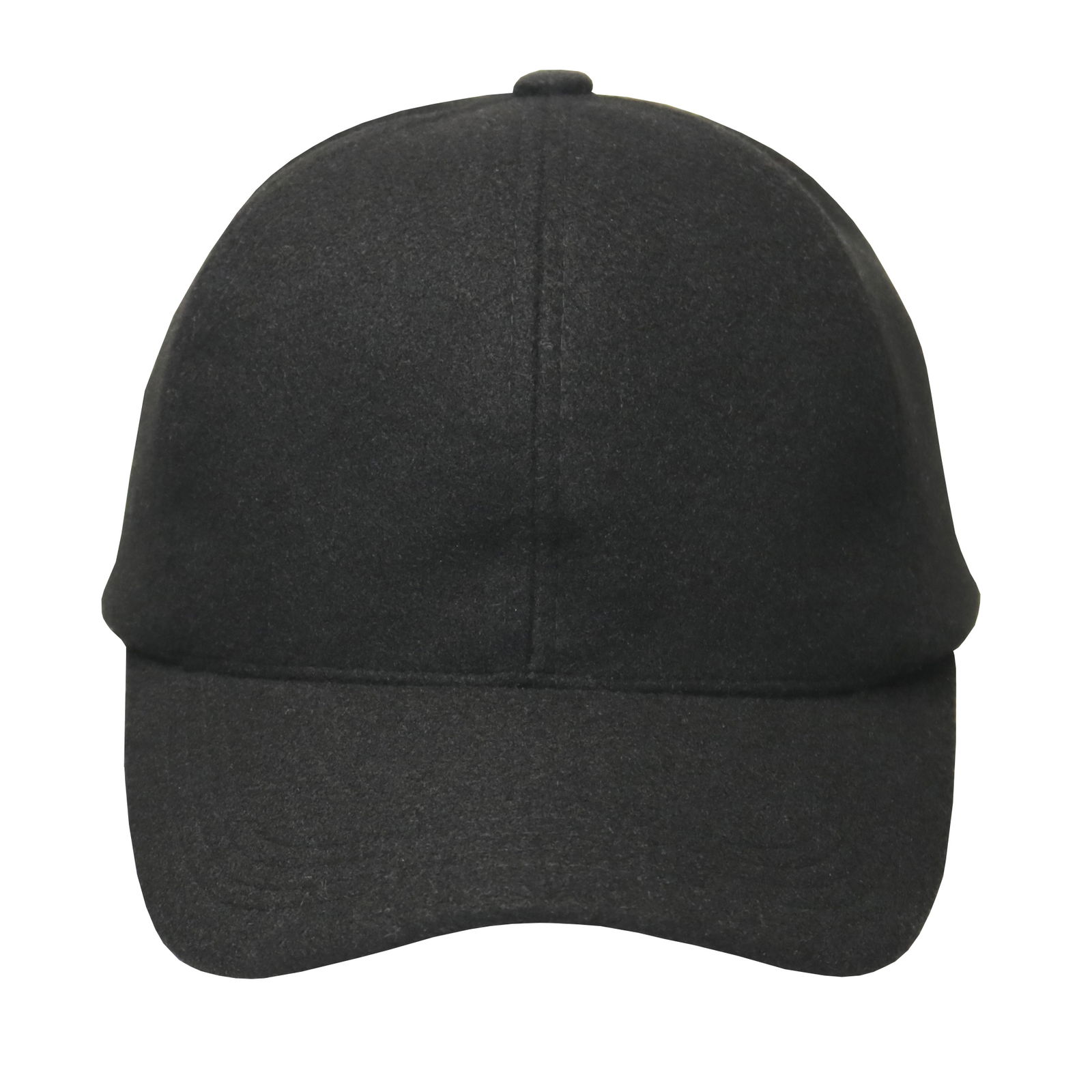 Gorra de paño 6 gajos negra