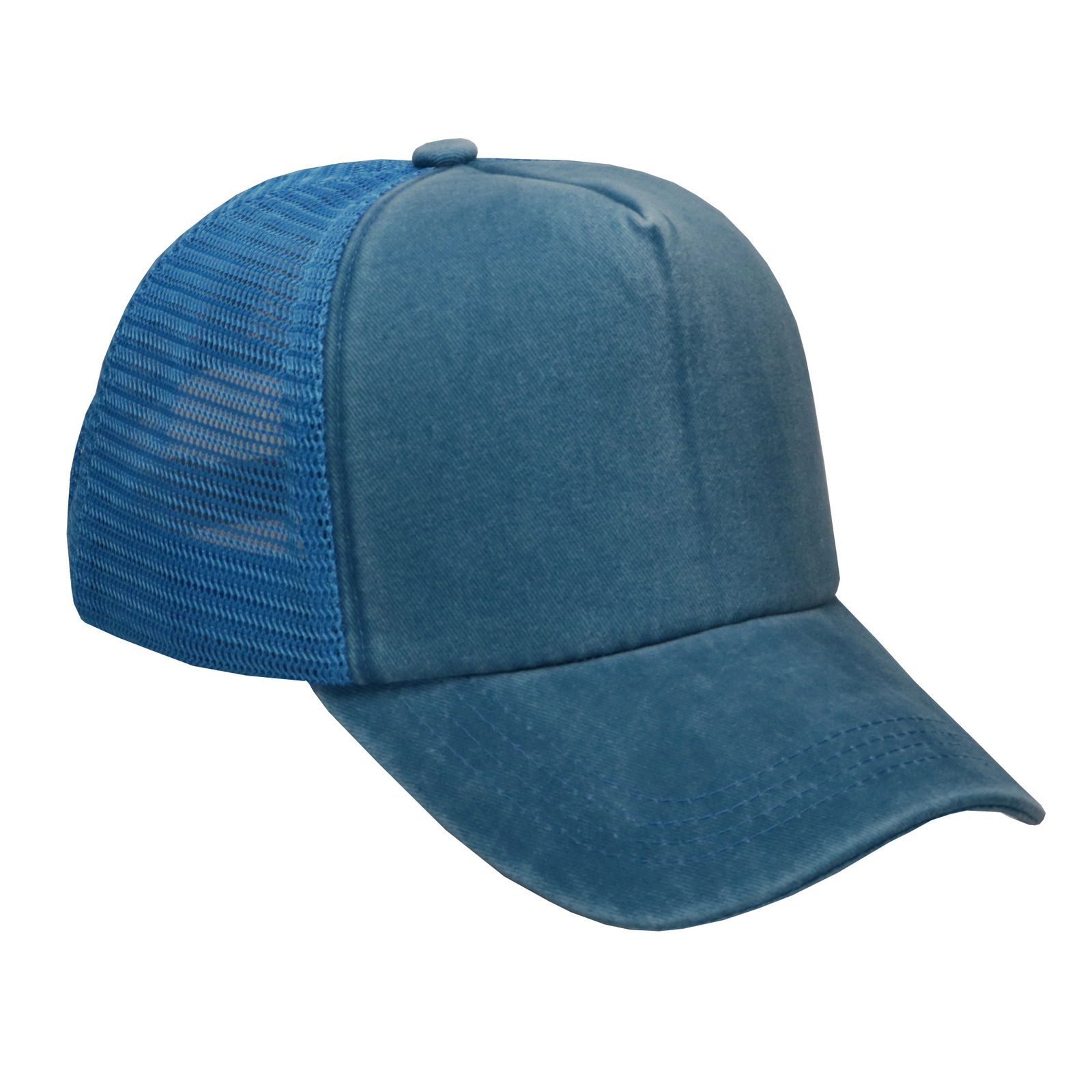 Gorra de adulto trucker pigmentada visera curva 