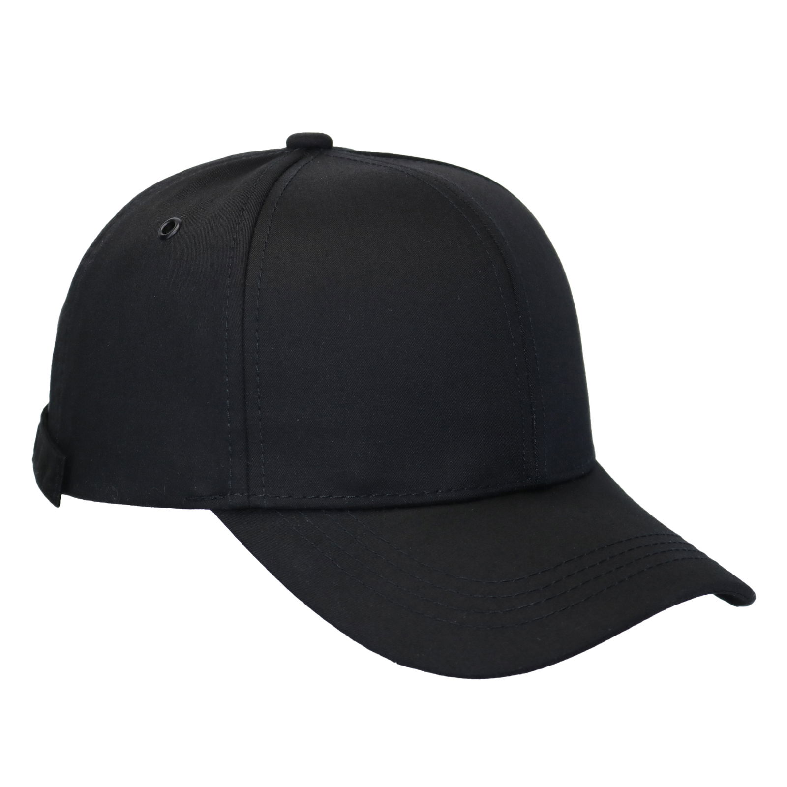 Gorra sport visera curva, unisex negra.