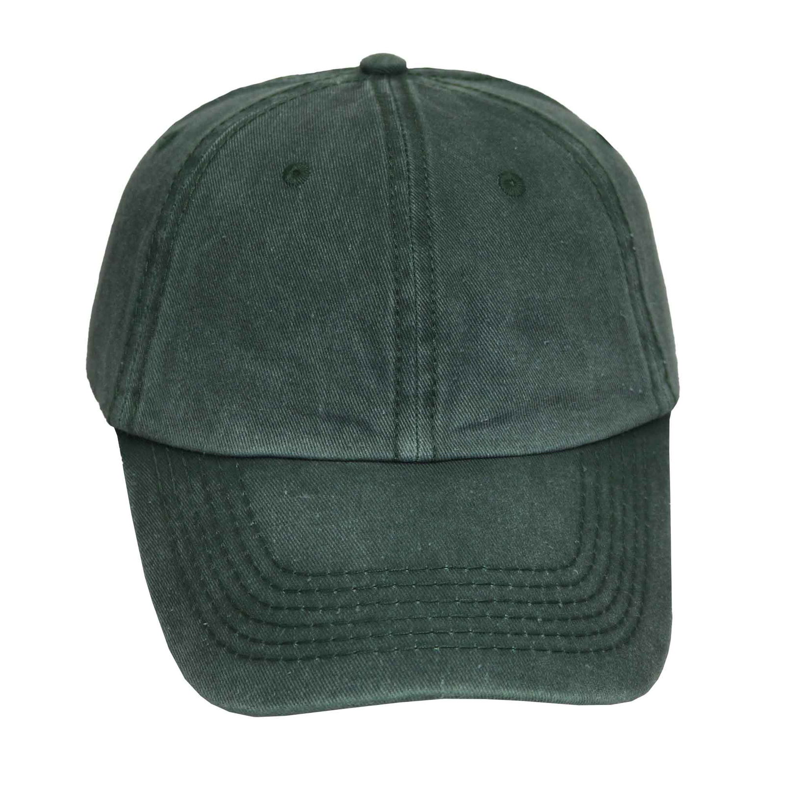 Gorra de adulto tipo polo pigmentado verde botella