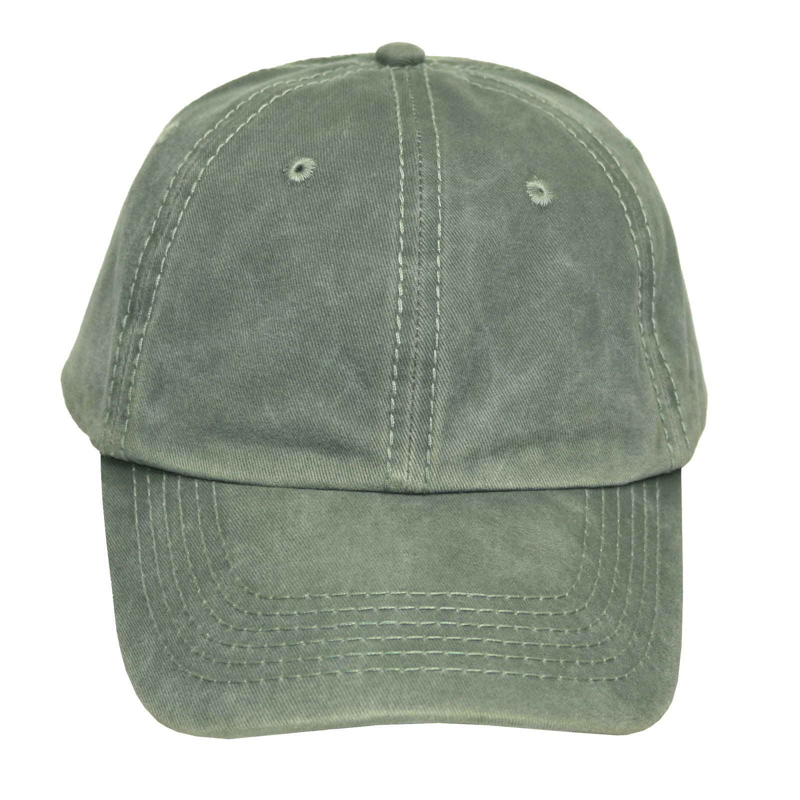 Gorra de adulto tipo polo pigmentado verde musgo 