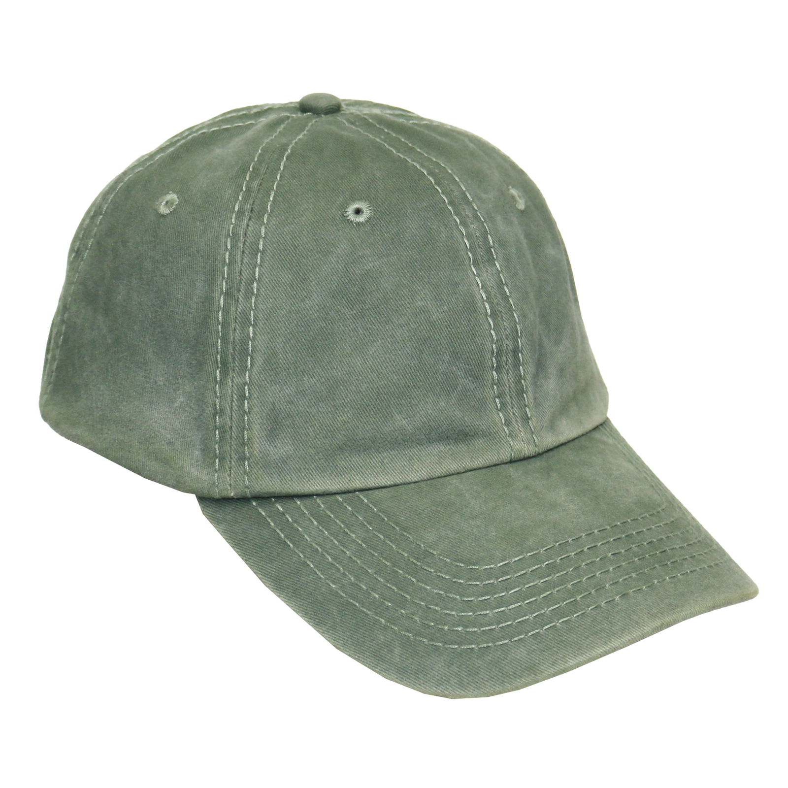 Gorra de adulto tipo polo pigmentado verde musgo 