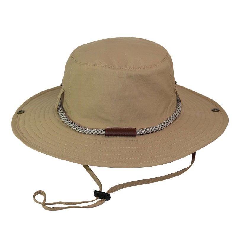 Sombrero australiano de taslon con cordon 