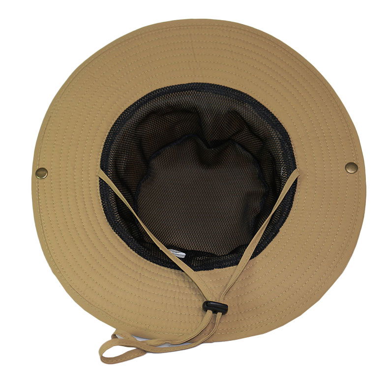 Sombrero australiano de taslon con cordon 