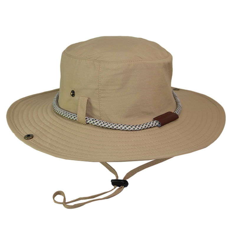 Sombrero australiano de taslon con cordon 