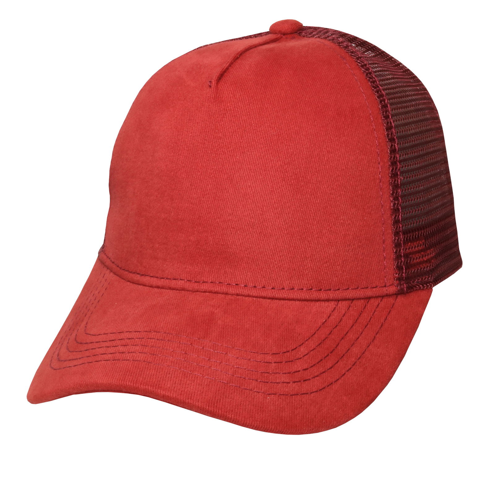 Gorra trucker de adulto visera curva bordo