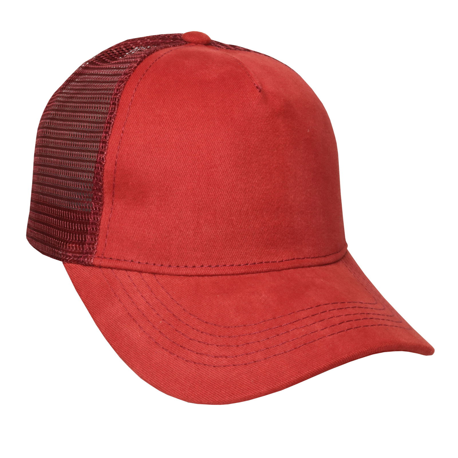 Gorra trucker de adulto visera curva bordo