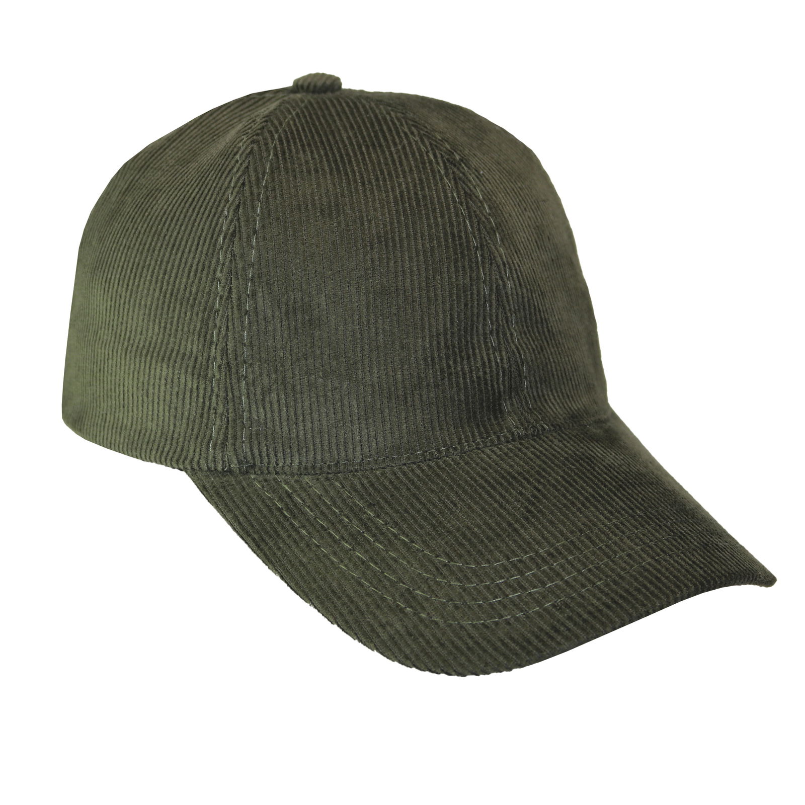 Gorra de adulto visera curva en corderoy 