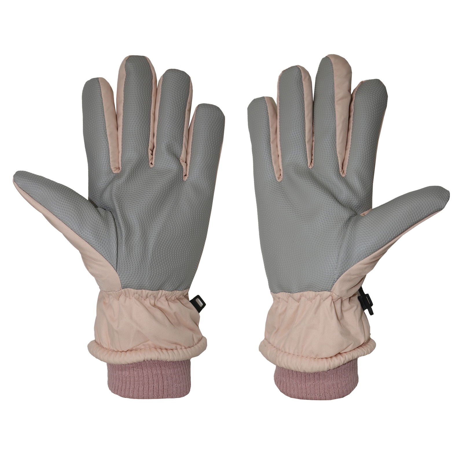 Guantes de ski de dama rosa