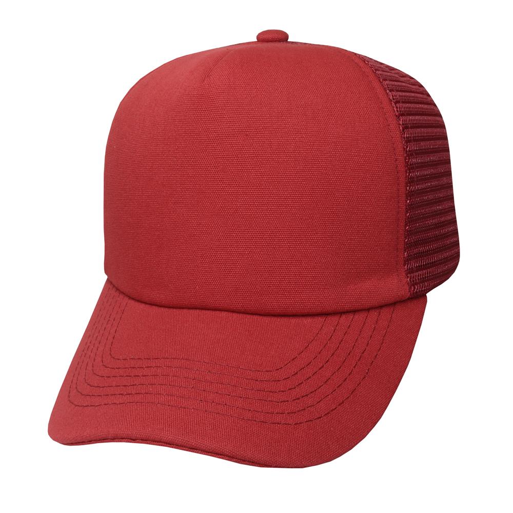 Gorra trucker microcanvas de adulto visera curva 