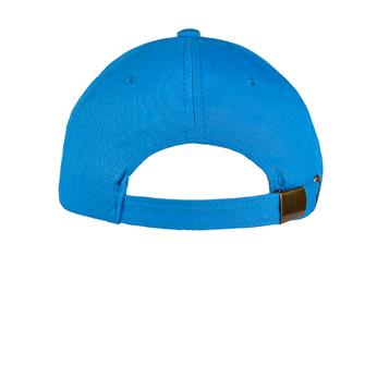 Gorra de adulto en algodón con frente liso y ajuste de hebilla