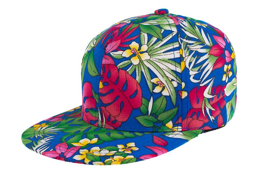 Gorra visera plana estampa floreados surtidos