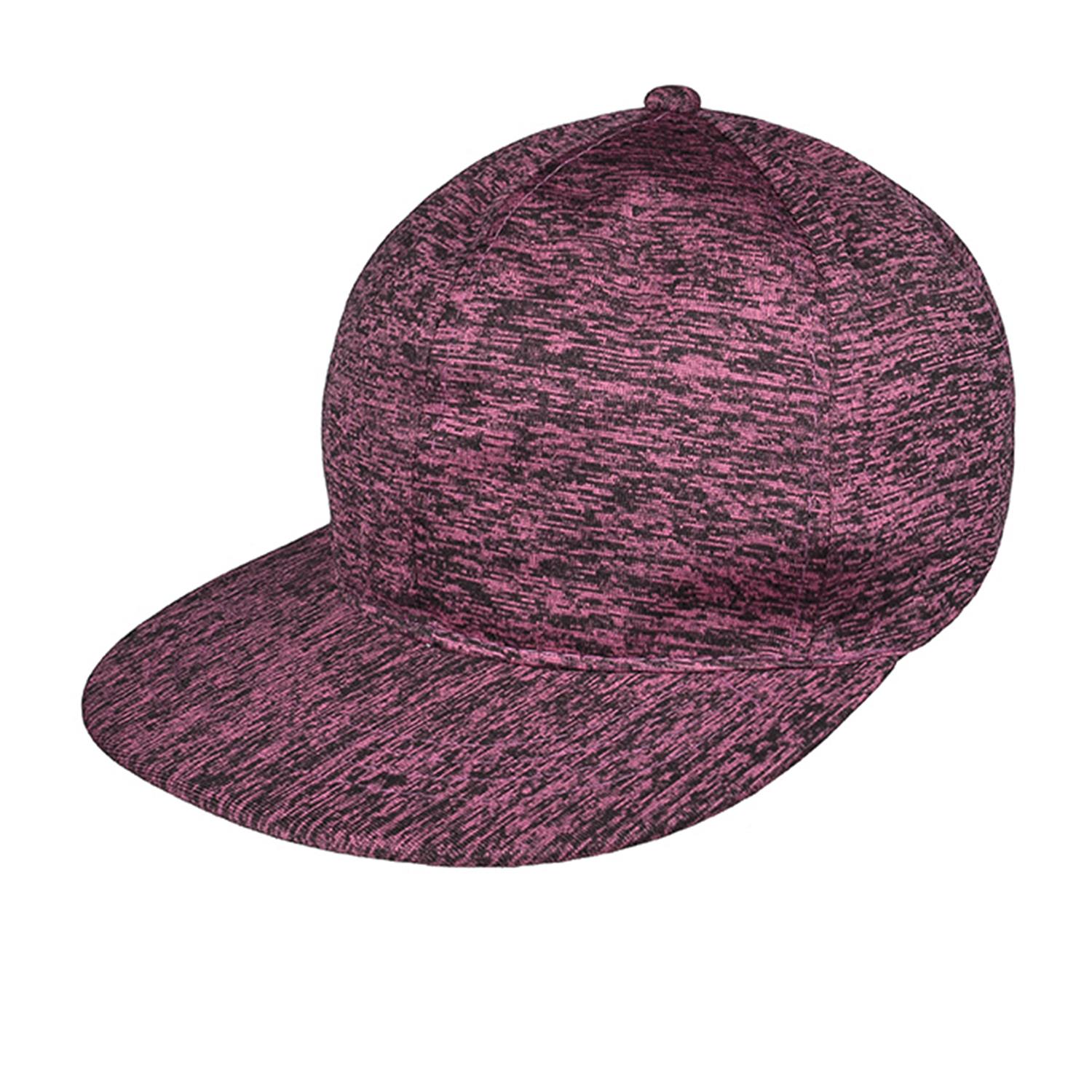 Gorra para adulto melange con visera plana 