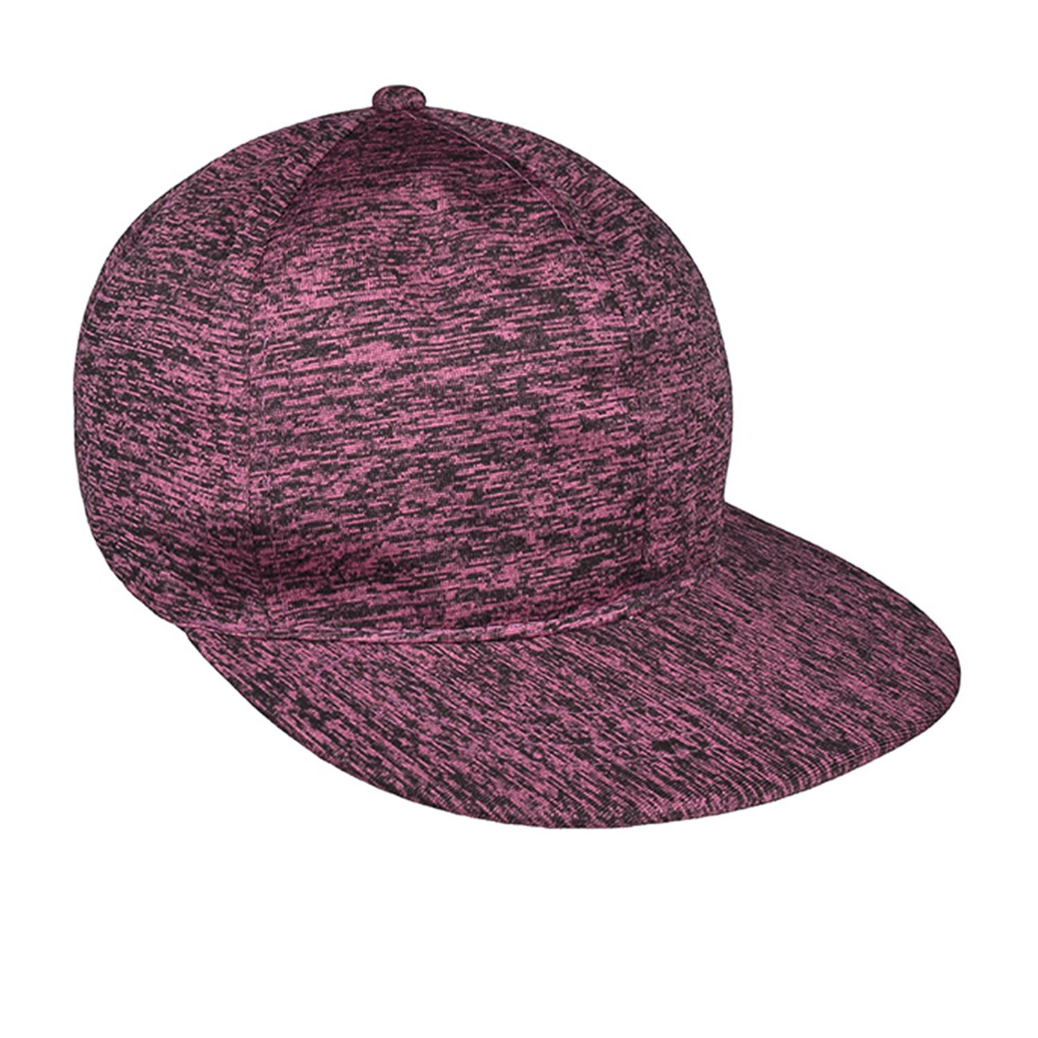 Gorra para adulto melange con visera plana 