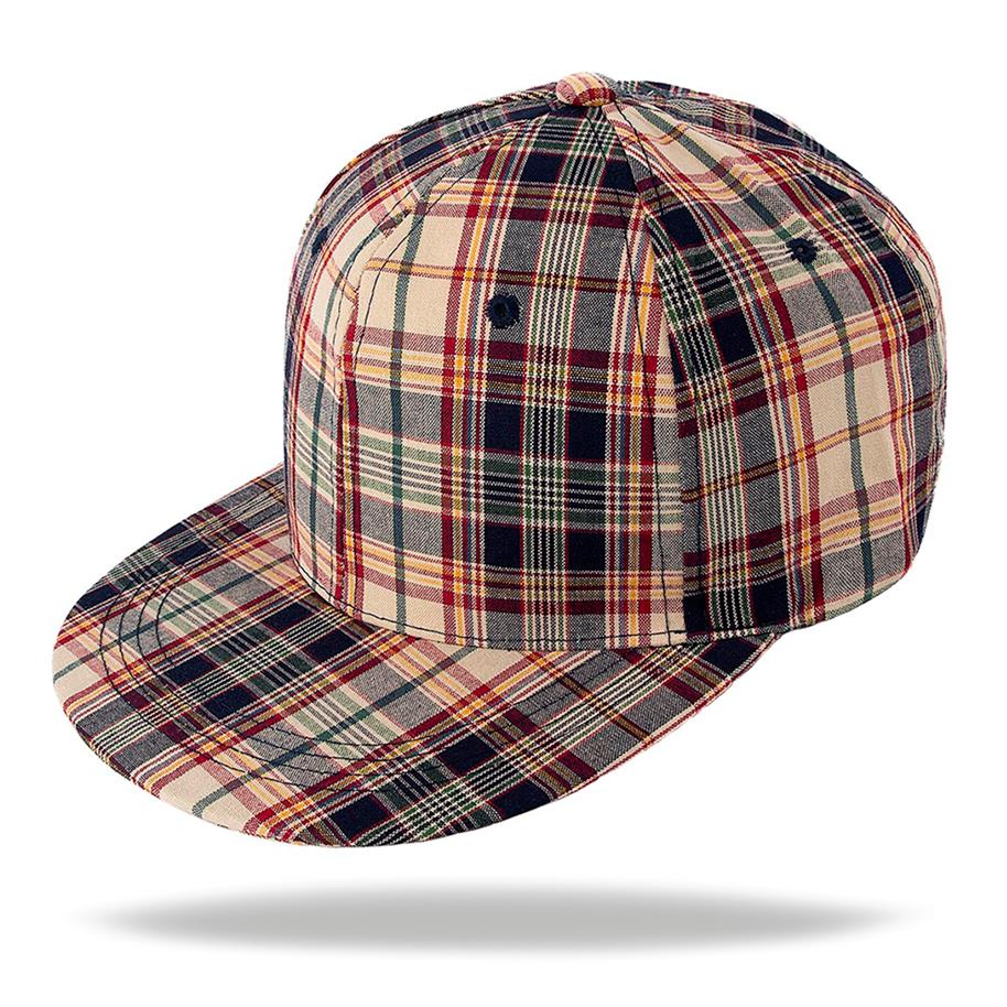 Gorra visera plana, cuadrille