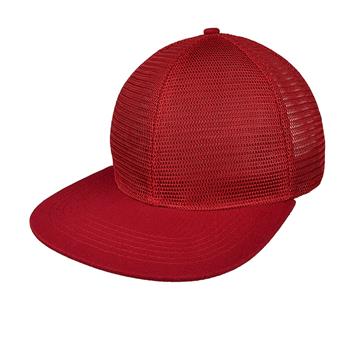 Gorra de adulto visera plana copa de red 