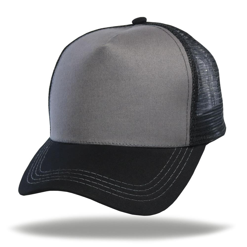 GORRA TELA ALGODON 5 GAJOS VISERA SEMICURVA