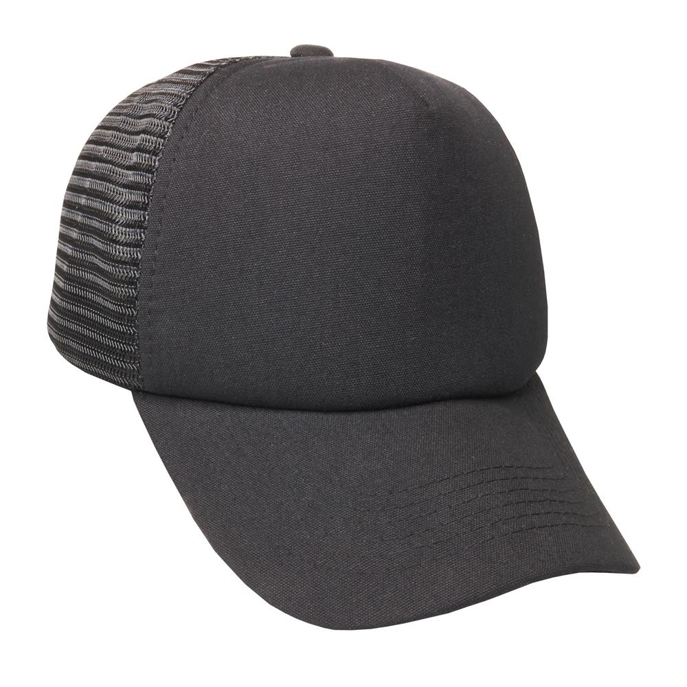 Gorra trucker microcanvas de adulto visera curva