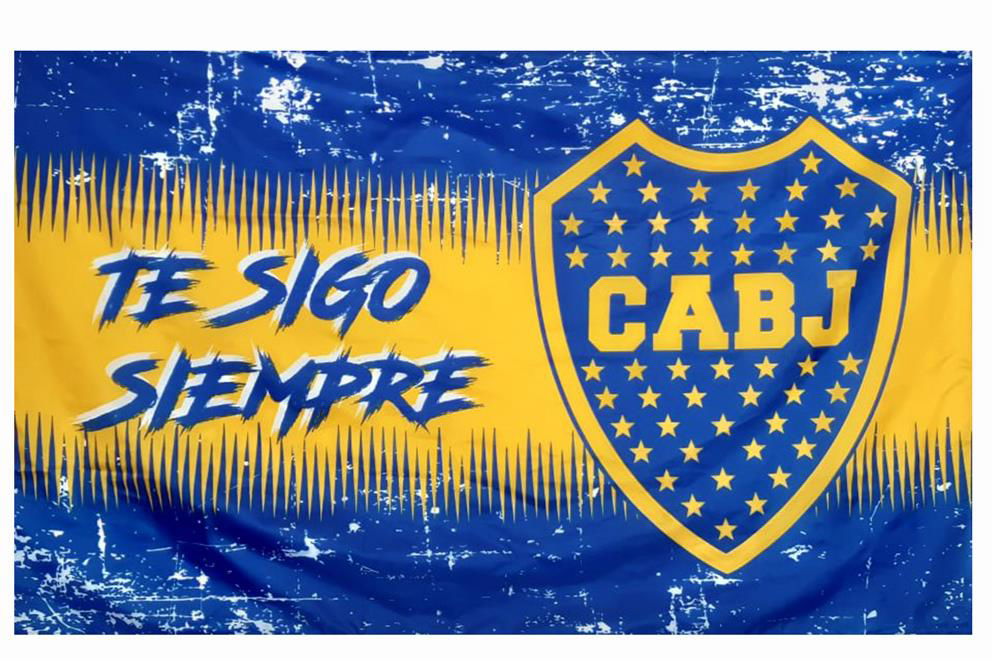 Bandera 90x150cm Producto Oficial Club Atlético Boca Juniors